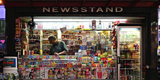 Newsstand in New York - Foto by Andrew A Smith
